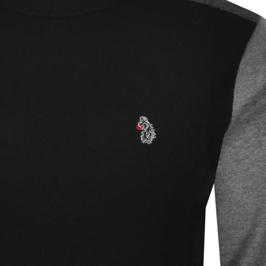 Alternative Image for ProductLuke 1977 Allmark Crew Knit Jumper Black3